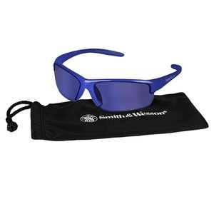 Smith and Wesson Safety Glasses (21301) Equalizer Eyewear Blue Mirror Lens